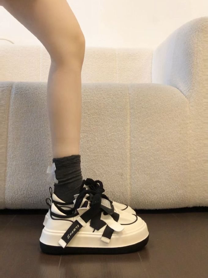 低帮 系带 皮革 