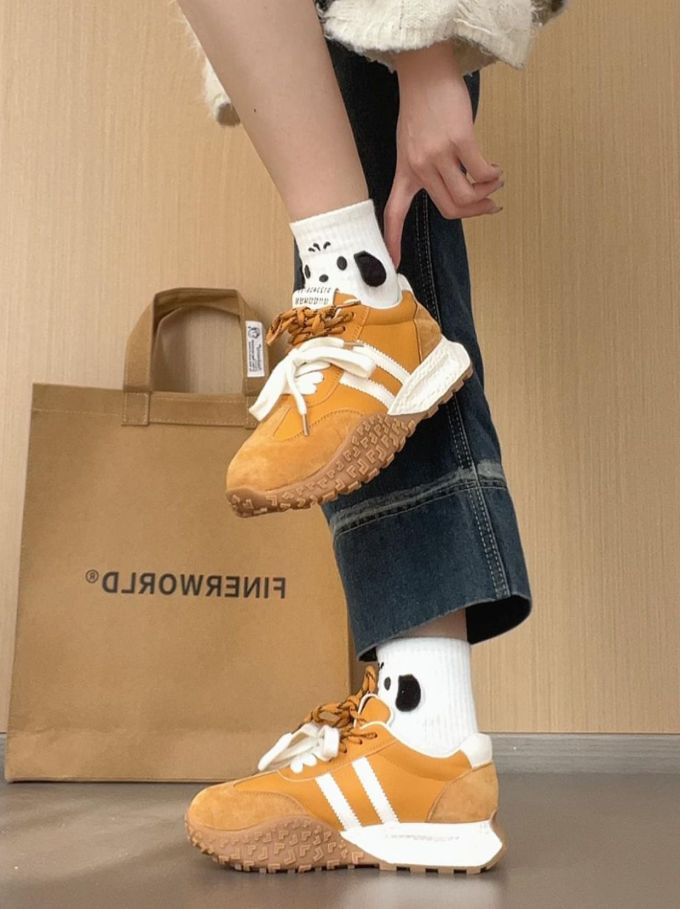 低帮 系带 皮革