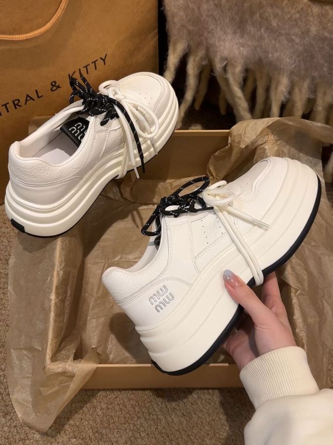 低帮 系带 皮革