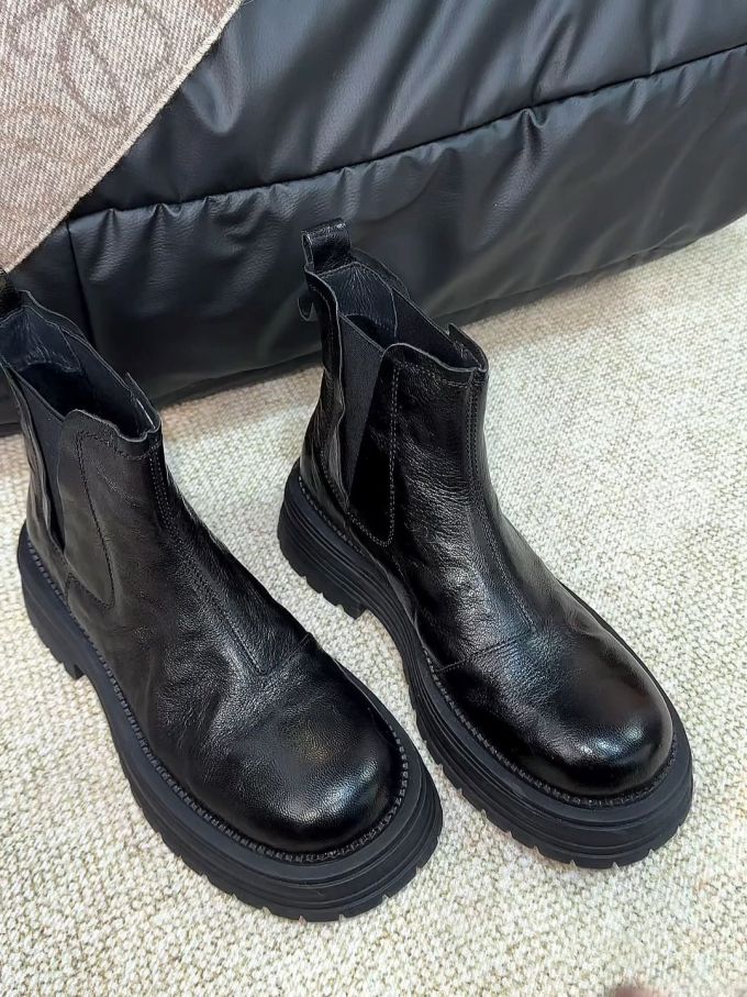 圆头 松紧带 皮革 