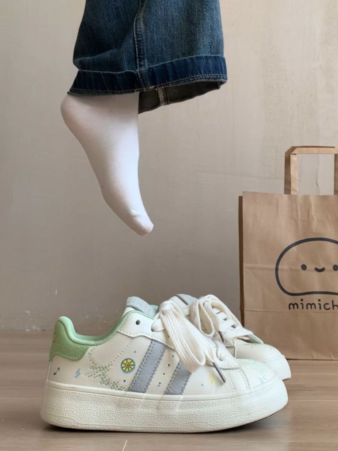 低帮 系带 魔术贴 皮革 