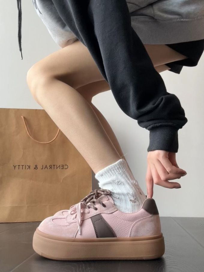低帮 系带 皮革