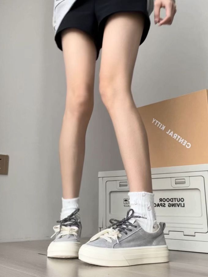 低帮 系带 皮革