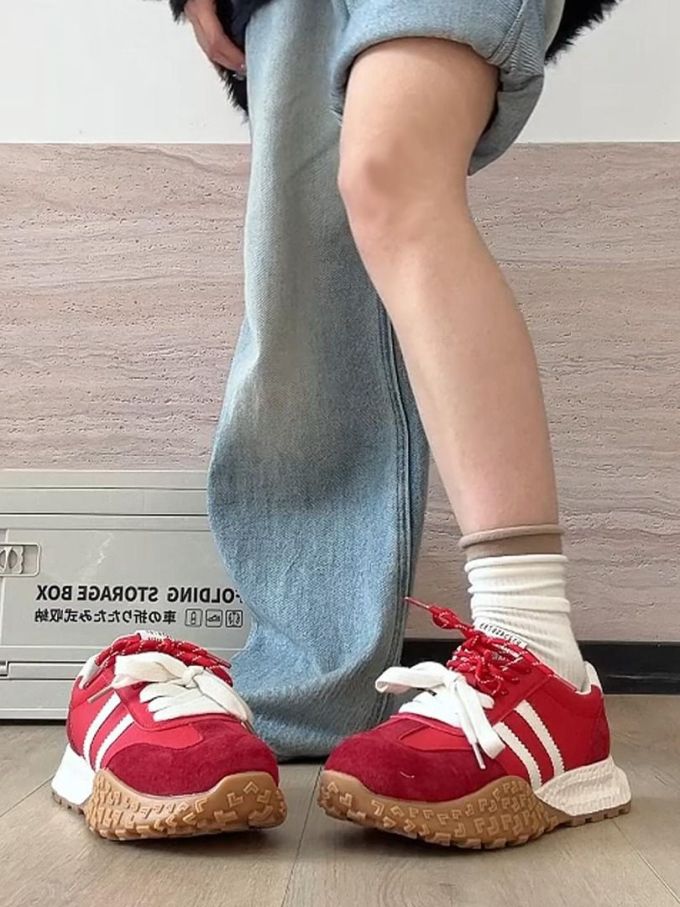 低帮 系带 皮革