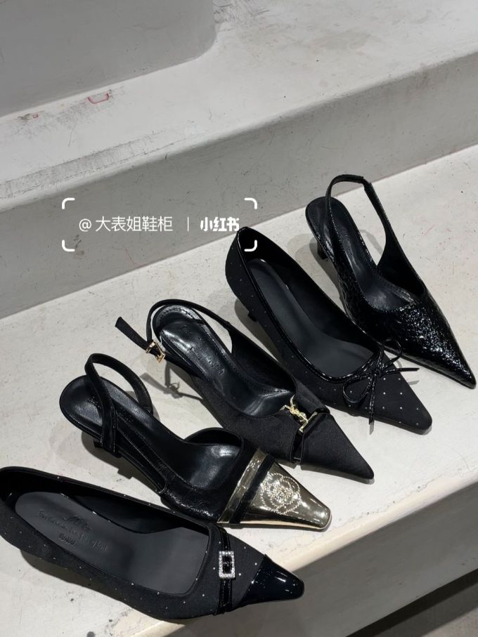 尖头 低帮 一脚蹬 浅口鞋