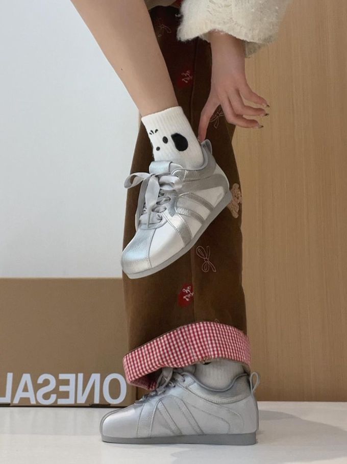 低帮 系带 皮革 
