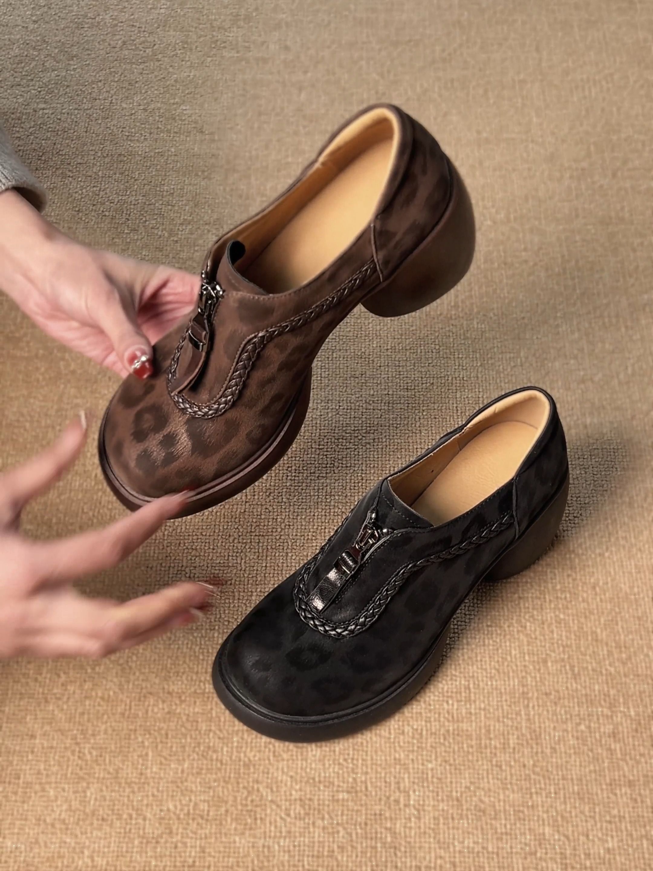 圆头 皮革  - VALI鞋履AI设计主图