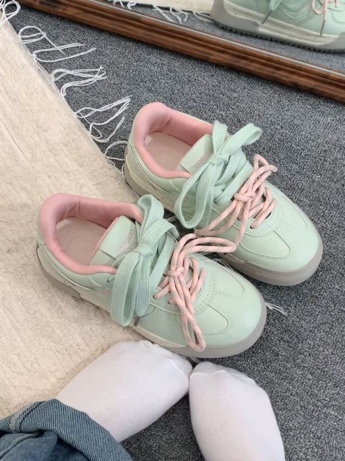 低帮 系带 皮革