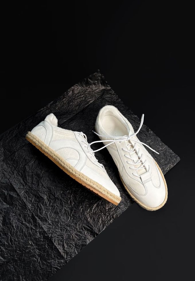 低帮 系带 布面 