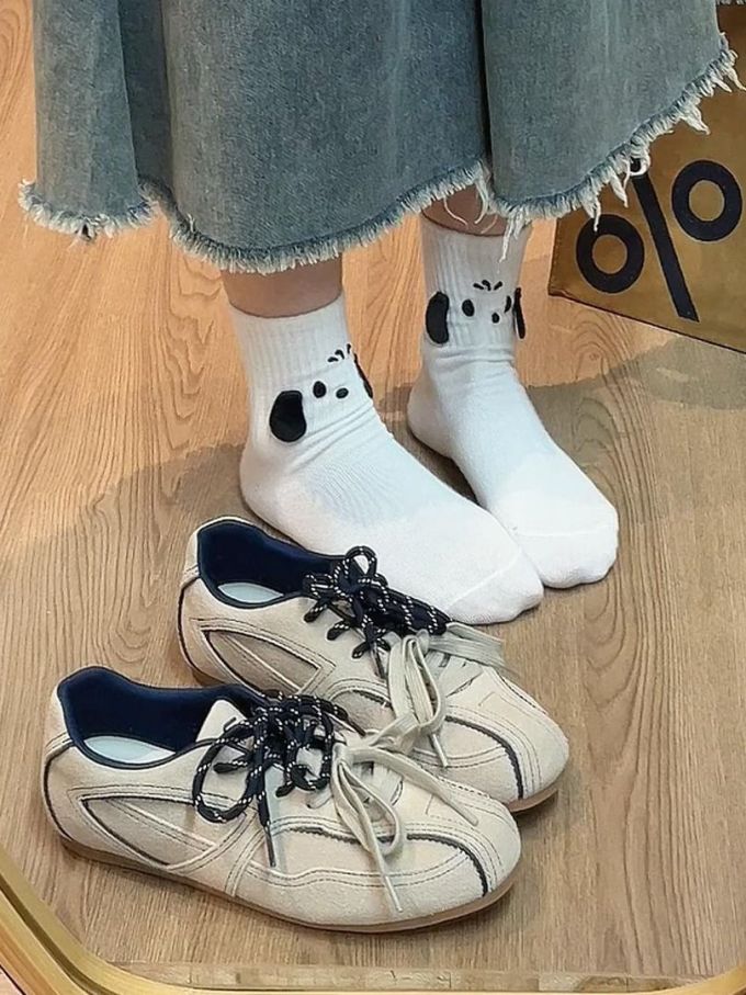 低帮 系带 皮革 