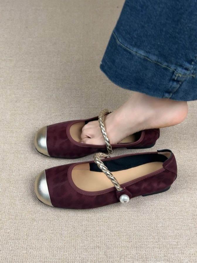 圆头 浅口鞋 皮革  - VALI鞋履AI设计主图