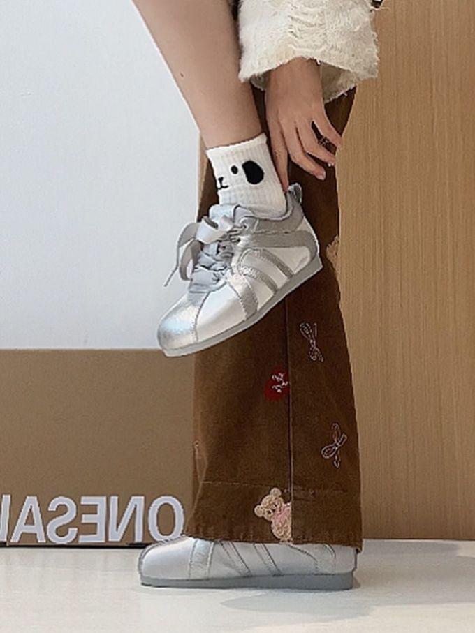 低帮 系带 皮革 