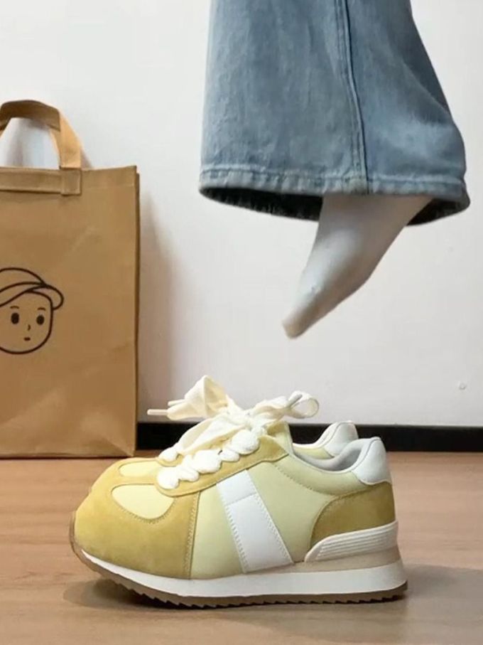 中帮 系带 皮革