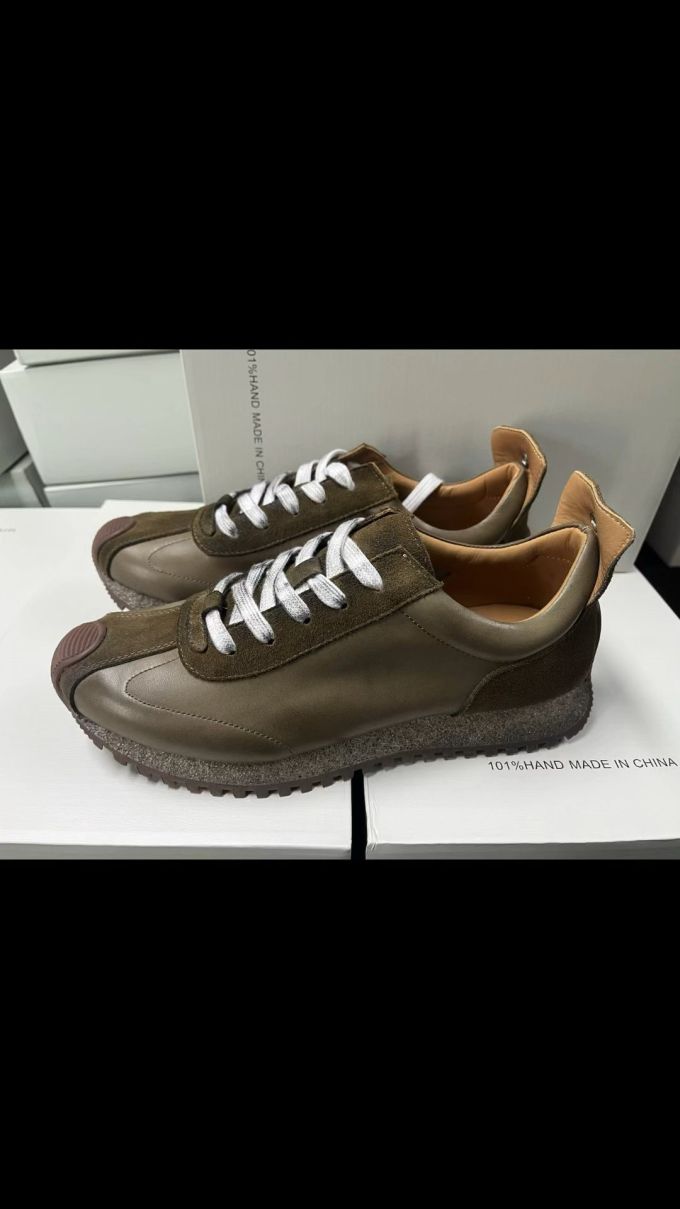 低帮 系带 皮革 