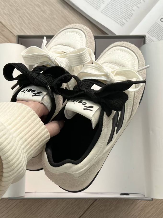 低帮 系带 魔术贴 布面