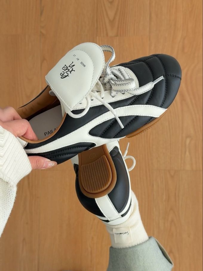 低帮 系带 皮革