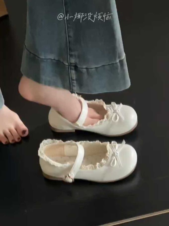 圆头 中口鞋 皮革