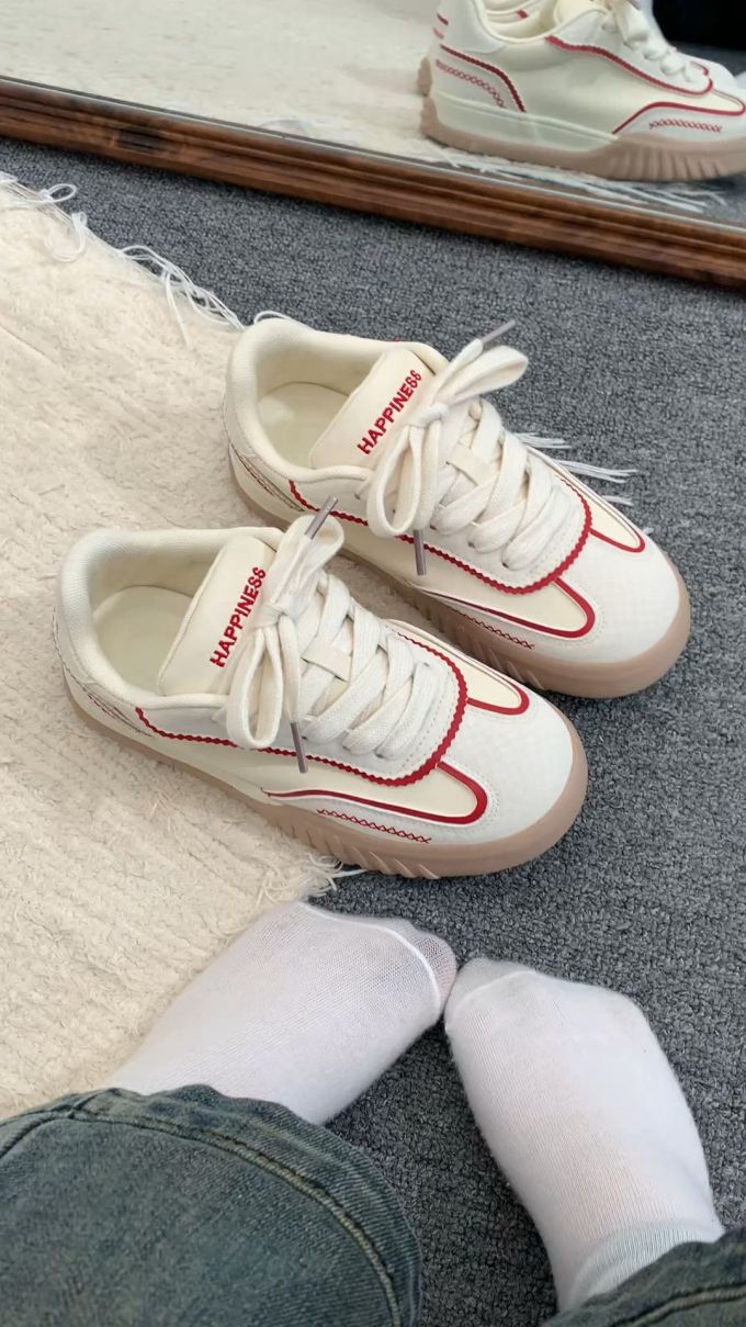 高帮 系带 皮革 