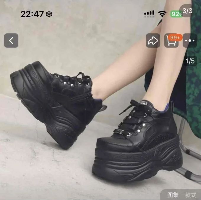 低帮 系带 皮革