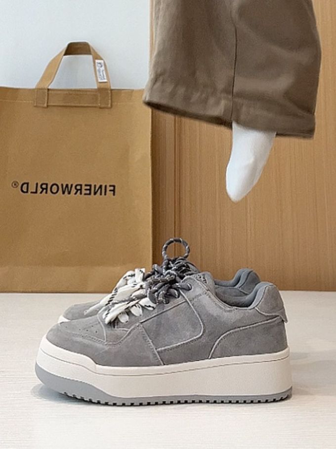 低帮 系带 皮革 