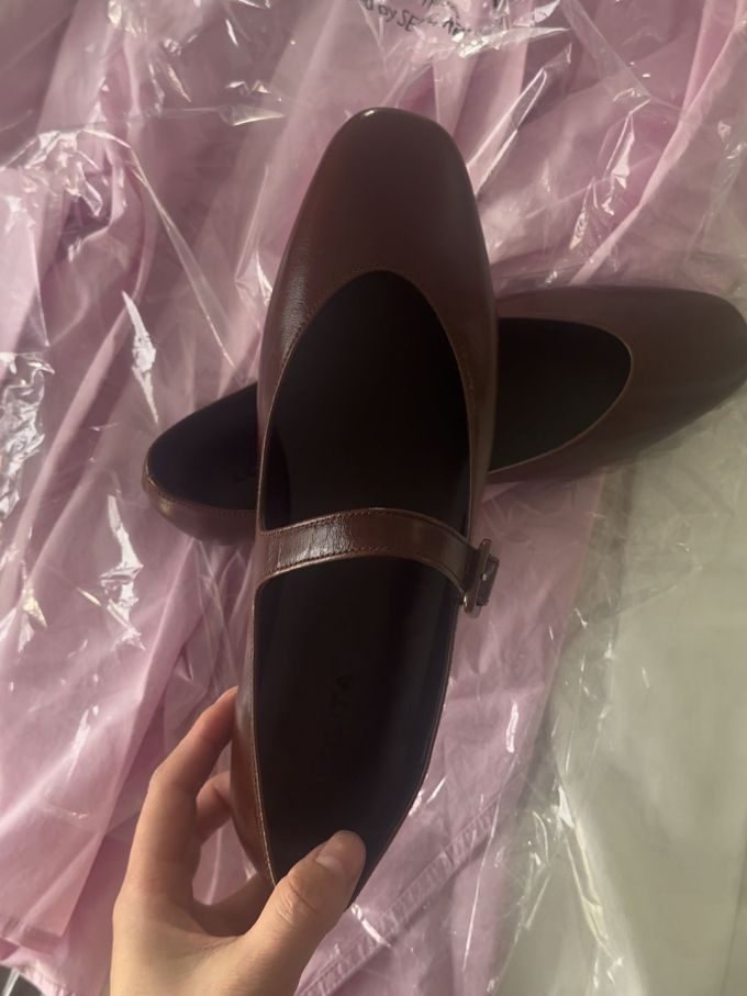 圆头 袢扣 中口鞋 皮革 