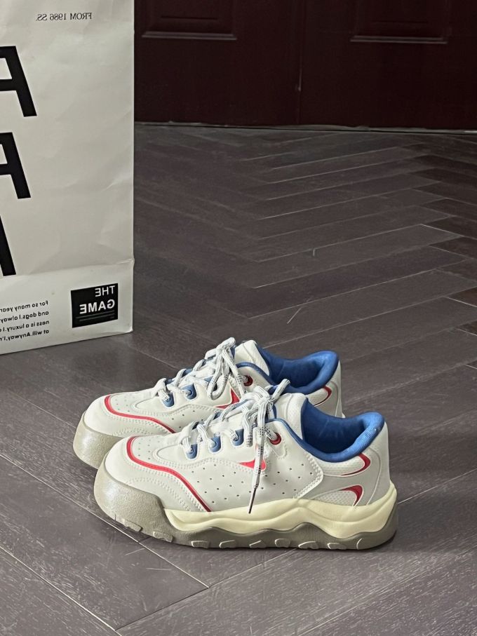 低帮 系带 皮革 