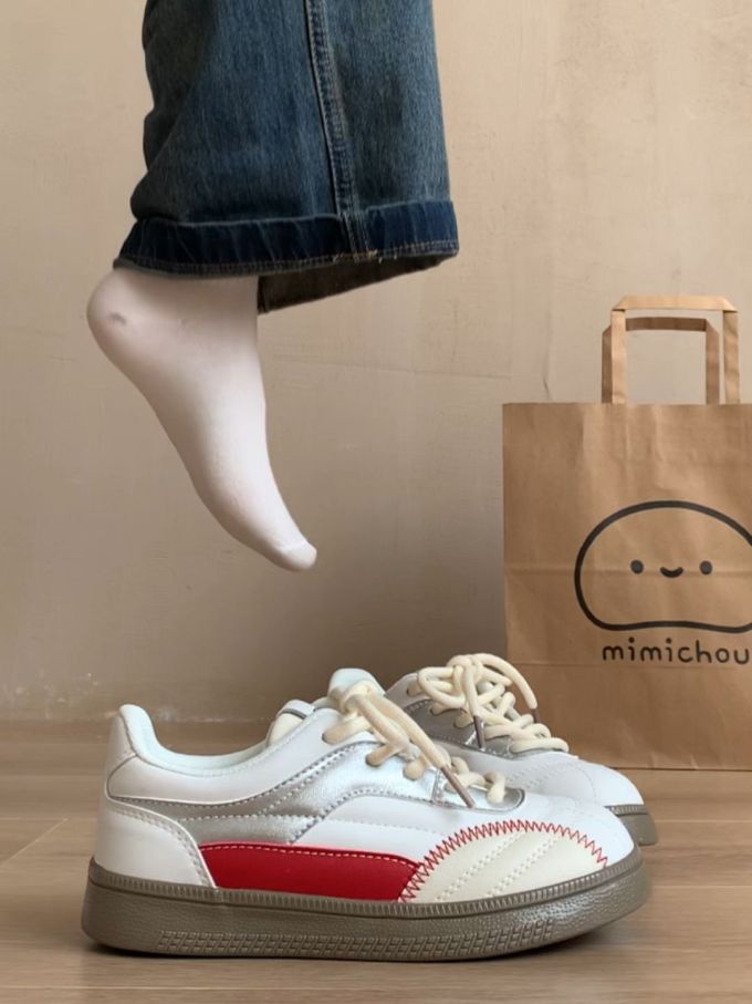 低帮 系带 皮革 
