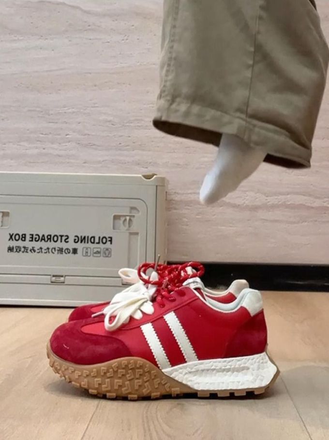 低帮 系带 皮革