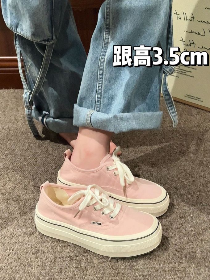 低帮 系带 布面