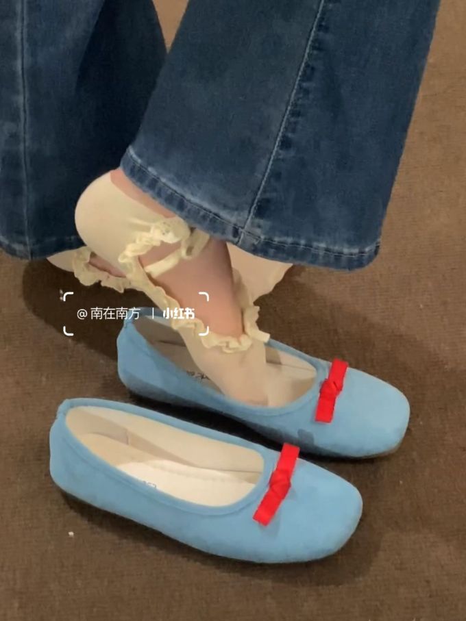 圆头 一脚蹬 浅口鞋 皮革
