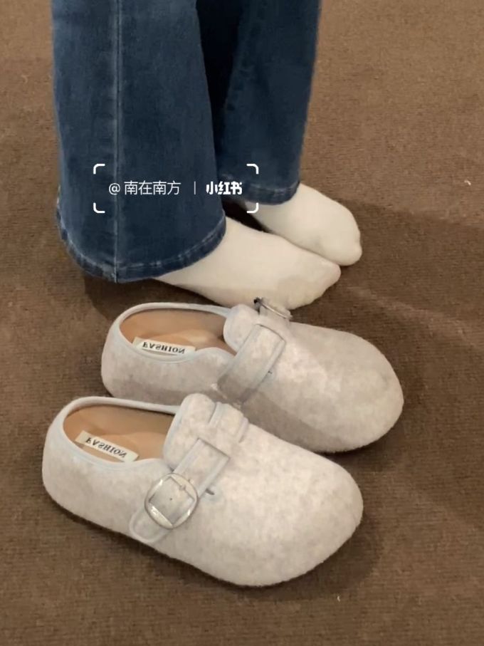 无帮 袢扣 绒毛/绒面