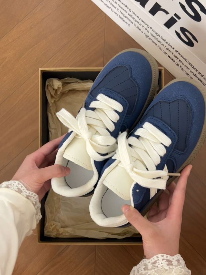 低帮 系带 皮革