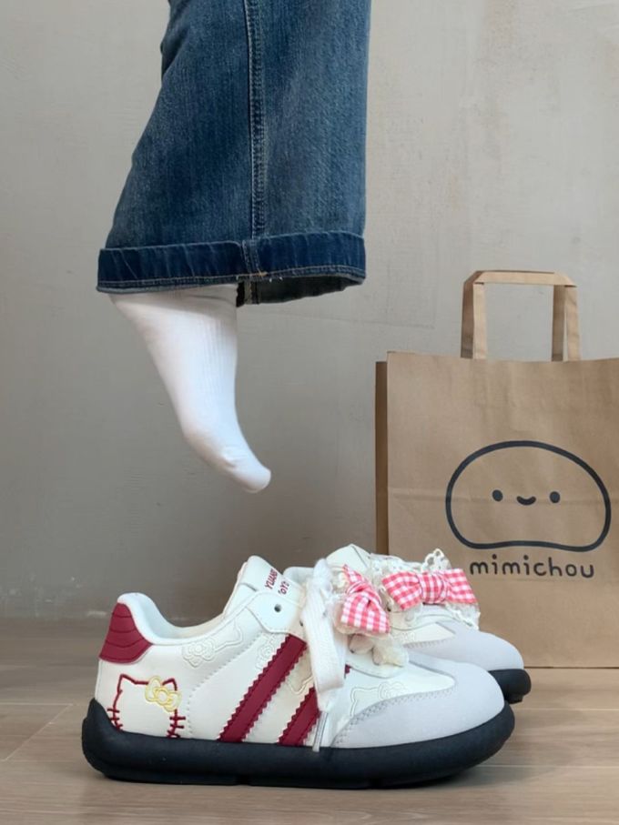 低帮 系带 魔术贴 皮革 