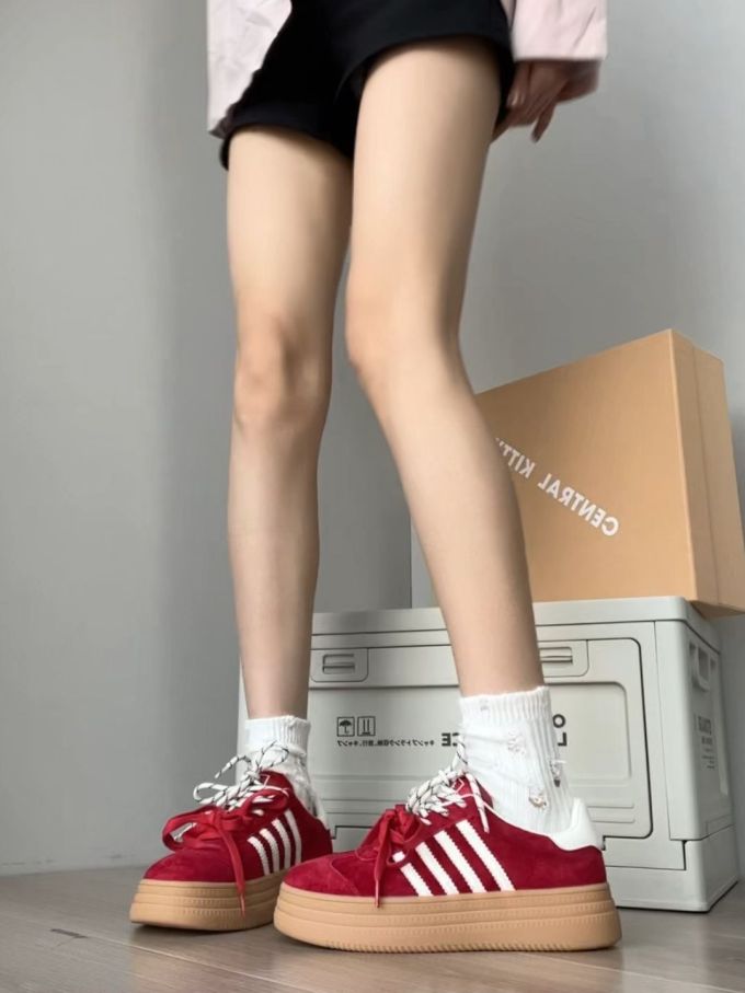 低帮 系带 皮革