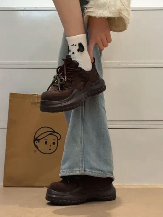 低帮 系带 皮革