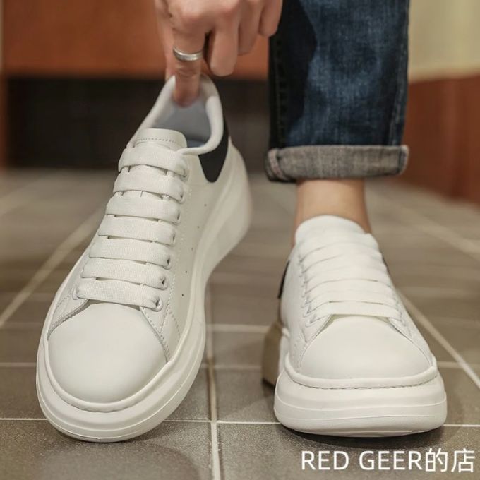 低帮 松紧带 皮革
