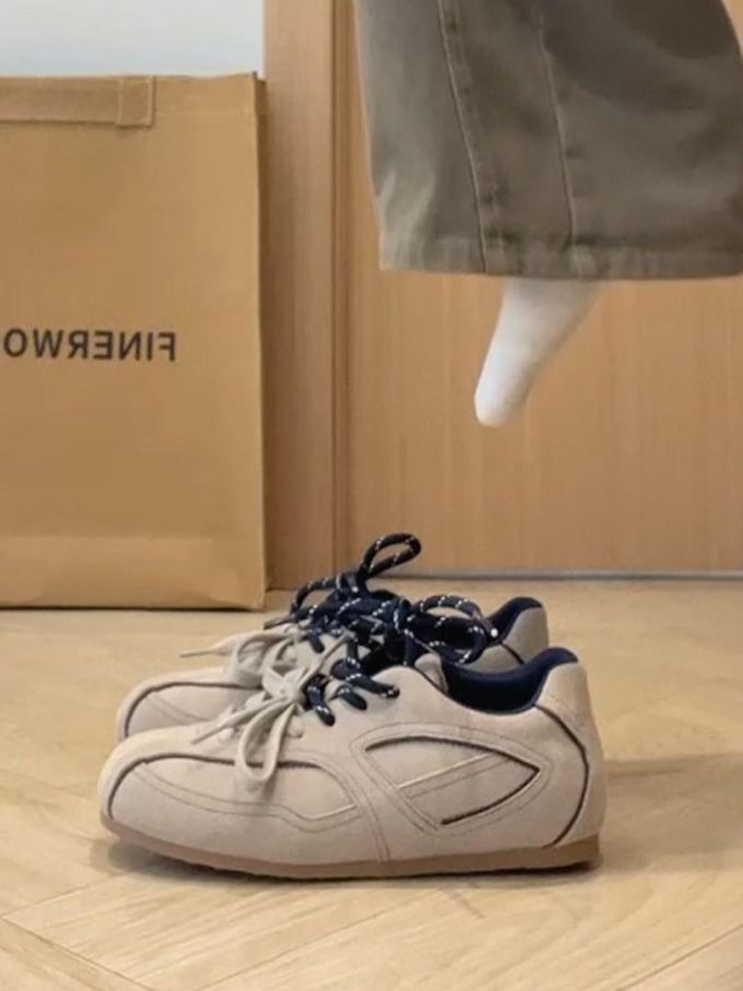 低帮 系带 皮革