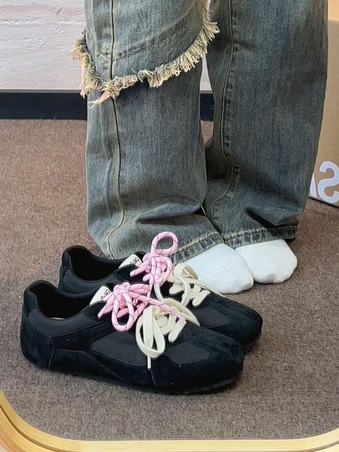 低帮 系带 皮革