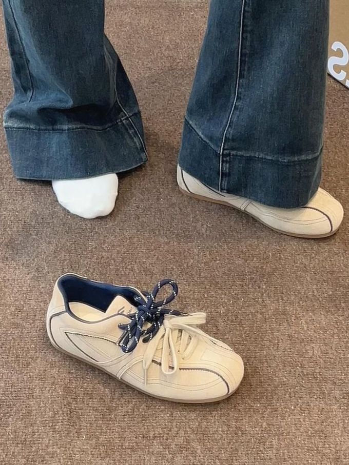 低帮 系带 皮革