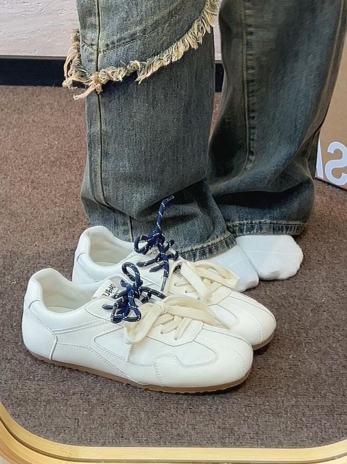 低帮 系带 皮革
