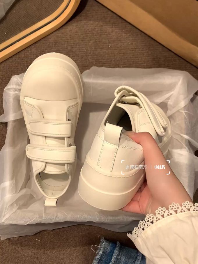 低帮 魔术贴 皮革