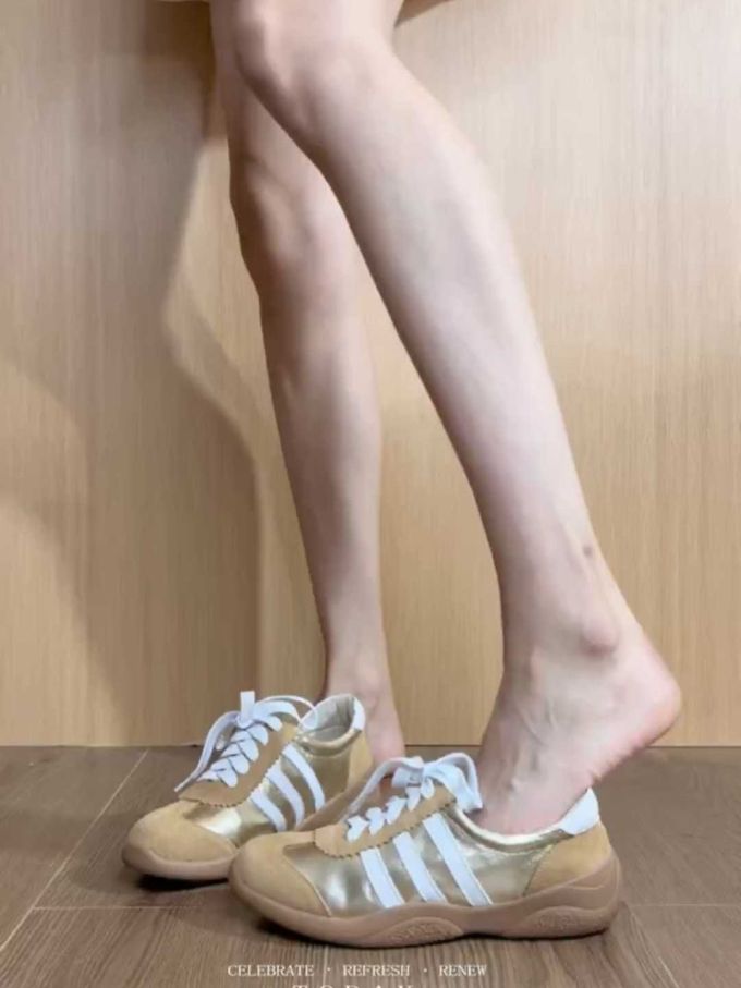 低帮 系带 皮革 