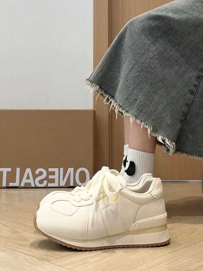 低帮 系带 皮革 