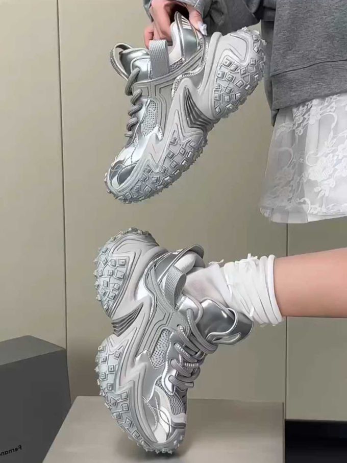 中帮 系带 皮革