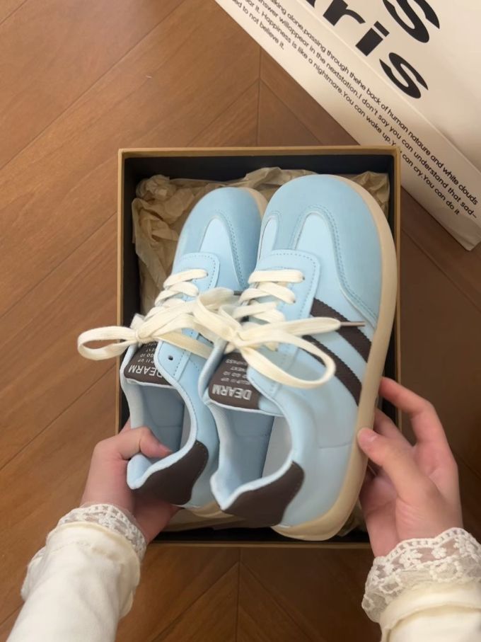 低帮 系带 皮革 