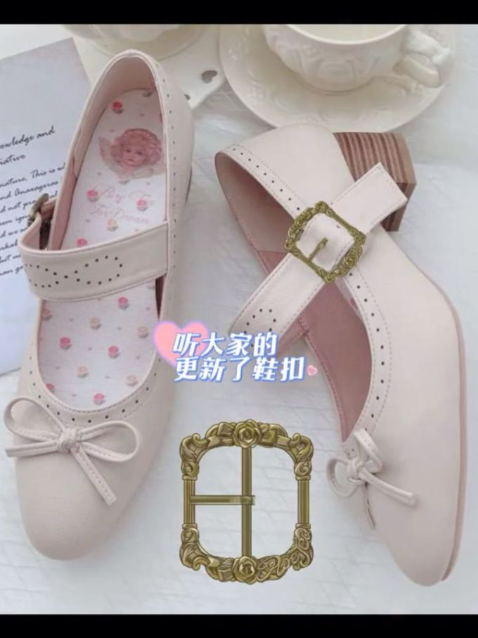 圆头 中口鞋 皮革 