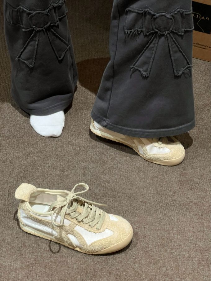 低帮 系带 布面 