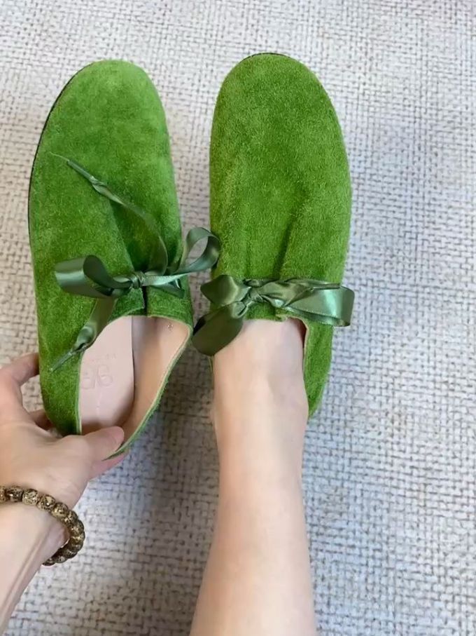 无帮 松紧带 皮革 