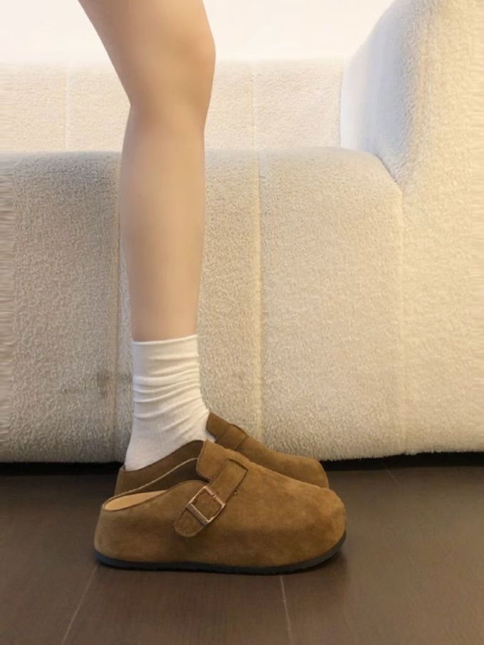 圆头 无帮 袢扣 皮革