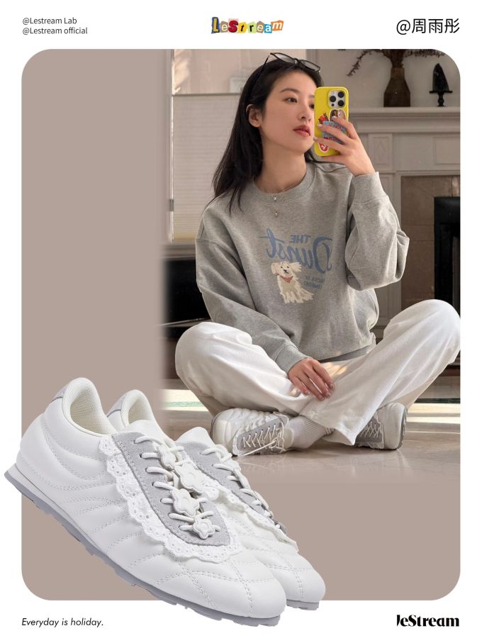 低帮 系带 皮革 